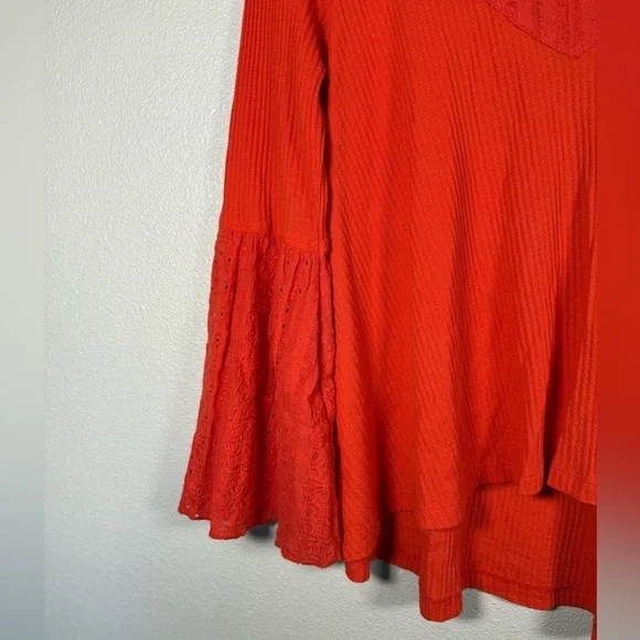 Free People Vermillion Parisian Nights Top - XS K31 - Picture 7 of 9
